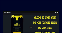 Desktop Screenshot of gamerwager.com